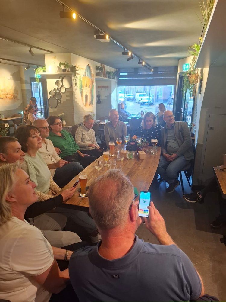 Deelnemers van de pubquiz